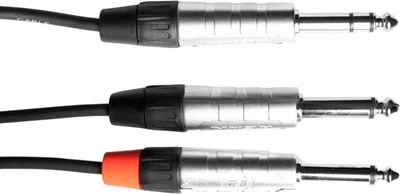 Инсертный кабель GEWA Pro Line Stereo Jack 6.3 мм/2x Mono Jack 6.3 мм 1.5 м (RG-190788)