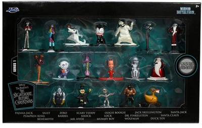 Фигурки Jada Toys Disney Nightmare Before Christmas 18 шт 4 см (4006333098895)