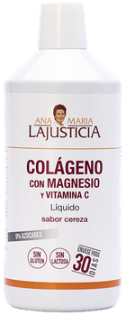 Suplement diety Ana Maria Lajusticia Kolagen z magnezem + wit. C o smaku wiśnia 1000 ml (8436000680713)