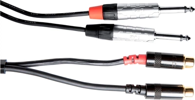 Удлинительный кабель GEWA Pro Line 2x RCA/2x Mono Jack 6.35 мм 6 м (RG-190799)