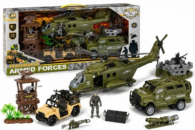 Набор военный солдатик с транспортом А-Toys HW-M423-2