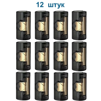 Зажим Фиксатор Держатель для фиксации простыни, одеяла "Love - Gold Series" / Чёрный / 12шт