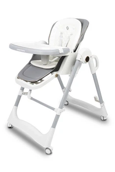 Стільчик для годування гойдалка шезлонг 3 в 1 Caretero NESTO GREY