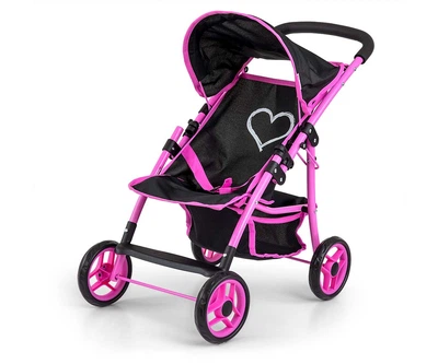 Коляска для кукол Milly Mally Natalie Prestige Black