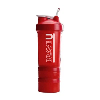 Шейкер Brave U Shaker 3 in 1 (450 мл, red)