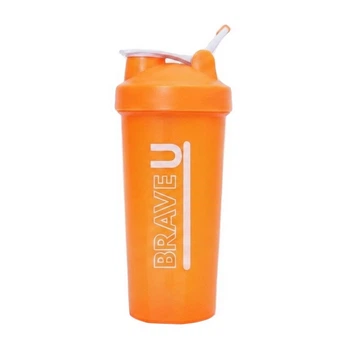 Шейкер з металевою кулькою Brave U Shaker With Metal Ball (600 мл, orange)