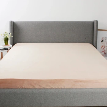 Простирадло ТЕП "VELOUR" з резинкою золотий беж, 180x200