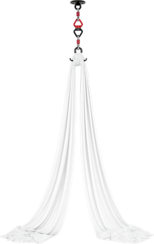 Стрічка для повітряної акробатики Acro4f 8 м Біла AS-8M-WHITE (5906506410624)