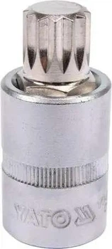 Торцева головка YATO YT-04346, SPLINE M16, квадрат 1/2", довжина 55 мм