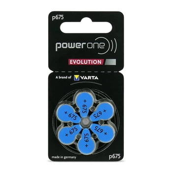 Батарейка Power One Evolution p675 (Varta 24600 810 416), 1.45V, блистер 6шт