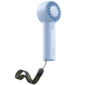 Портативный ручной вентилятор Baseus GoTrip DT1 Mini Turbine Handheld Fan Nebula 1200mAh голубой (C0119000)
