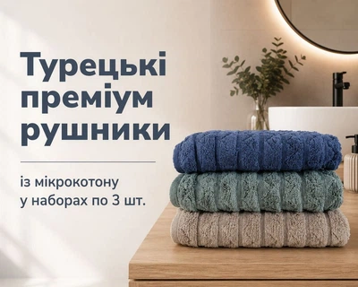 Набор турецких махровых полотенец Cestepe MicroCotton Premium 3 штуки 50x90 Ucgen 1 плотность 600 г/м2