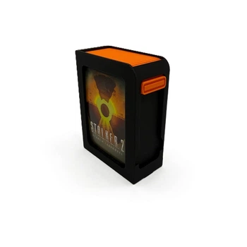 Бокс для колекційних карток зі шторкою у стилі STALKER 2 Чорний (BOX-STK-SLIDE-03)