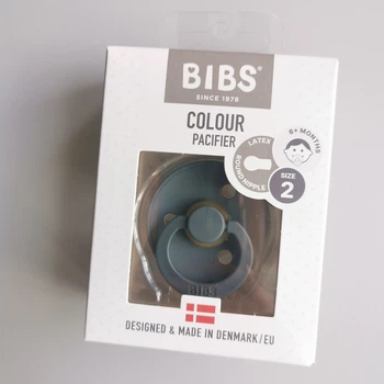 Соска Bibs Colour 6-18 мес Latex Round Iron