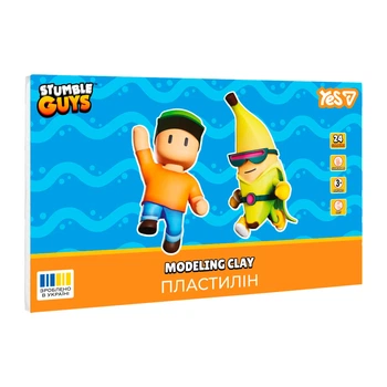 Пластилин Yes Stumble Guys 24 цвета 480 г