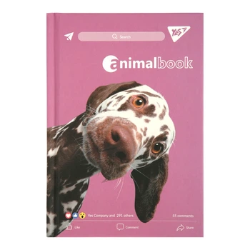 Блокнот YES Animalbook А6 64 аркуші крапки