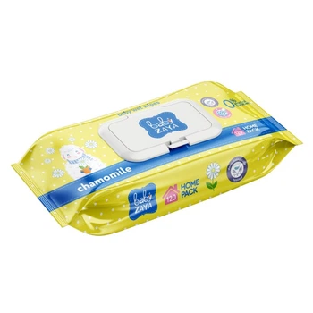 Серветки вологі Baby Zaya 120шт Ромашка (8)