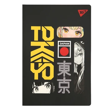 Зошит Yes Tokyo А4 60 аркушів з висічкою клітинка
