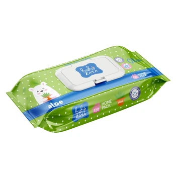 Серветки вологі Baby Zaya 120шт Алое (8)