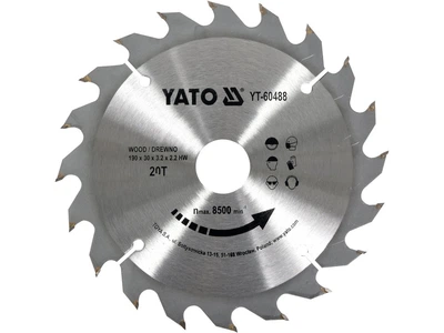 Диск пильный твердосплавный YATO по дереву 350 x 30 x 3.5 x 2.5 мм 84 зуба YT-6083
