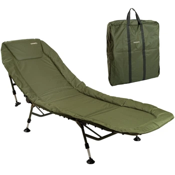 Карпова туристична розкладачка Ranger Ground Contact Lux до 160 кг Green (RA5524)