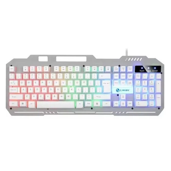 Игровая мембранная клавиатура K-25 с RGB подсветкой, USB, мультимедийные клавиши