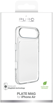 Etui Puro Plate Mag Case do iPhone 17 Air White (8018417538087)