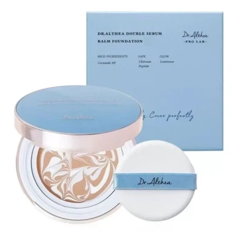 Кушон тональний №21 Dr.Althea Double Serum Balm Foundation 21 SPF50+, 12 г