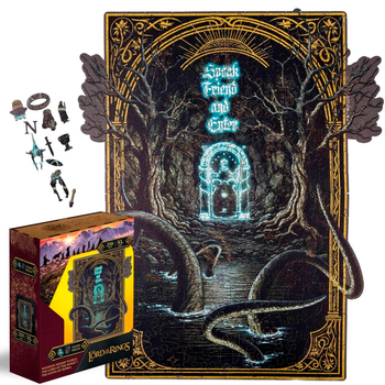 Деревянный пазл Woods Story Властелин Колец Lord Of The Rings Врата Мории XL 300 деталей