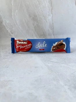 Батончик шоколадный молочный без сахара Torras, 30 г.