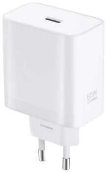 Сетевое зарядное устройство Oppo 80W SUPERVOOC White (VCB8OAEH)