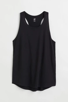 Майка H&M Sport чорний EASBB135 XL