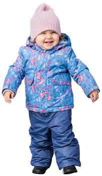 Комплект (куртка + напівкомбінезон) Baby Line Лисички 80 см Сріблясто-синій (ROZ6205041415)
