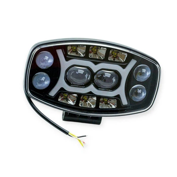 Фара дополнительная LED овал 240х55 (Дм, Ш) + ДХО желтый+белый 4-функц. комбинированный BLASKAR
