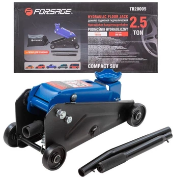 Домкрат гідравл. підкатний 2,5 Т 135-395мм (коробка) Forsage
