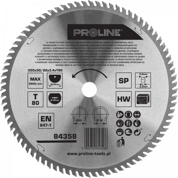 Пильний диск по дереву Proline 350 x 30 мм 84358 (5903755843586)