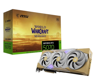 Видеокарта GeForce RTX 5070 12GB MSI World of Warcraft Midnight Light Edition OC