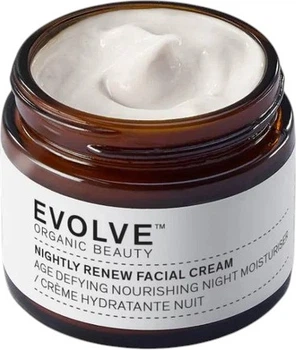Krem do twarzy Evolve Organic Beauty Nightly Renew na noc z bio-retinolem 60 ml (5060200046302)