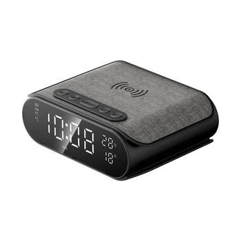 Беспроводная зарядка с часами HAVIT W3040 15W Black