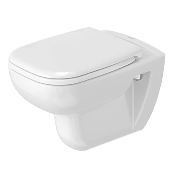 Підвісний унітаз DURAVIT D-CODE, білий/глянсовий, овальна