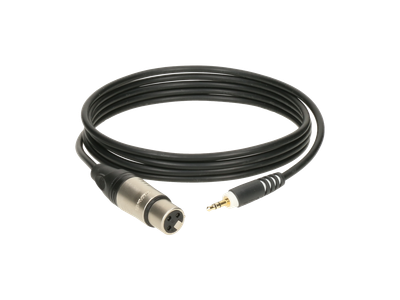 Микрофонный кабель XLR Female — 3.5 мм Mini Jack KLOTZ AU-MFK0300 3m