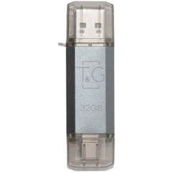 USB флешка T&G Star 009 USB / Type-C 32Gb, Silver
