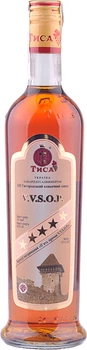Бренди Тиса Пять звездочек V.V.S.О.Р. 0.5 л 42% (4820139280830)