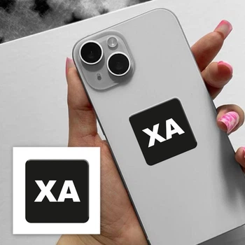 Объёмная 3D наклейка "ХА" стикер для декора телефона, ноутбука, блокнота SX-229