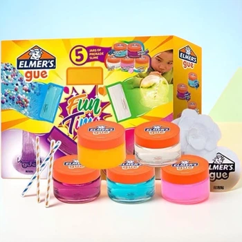Набор Слаймов Elmer's Fun Time 5 шт Слаймы и Декор (01817)
