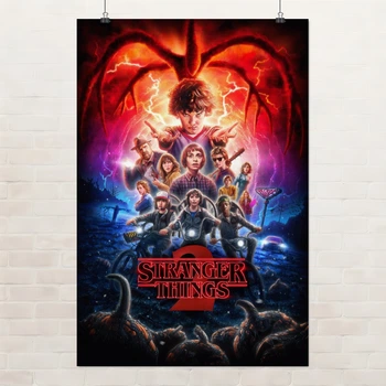 Постер Очень Странные Дела, Stranger Things 2, постер по сериалу, A3 42×28 см (id1194)