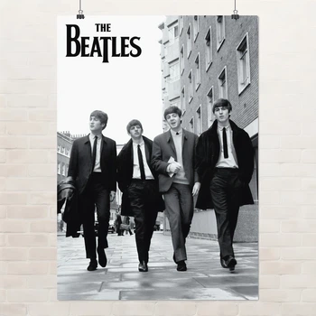 Постер Битлз, Beatles, ливерпульская четверка, декор в комнату меломана, A3 42×30 см (id0901)