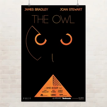 Постер Добыча, Prey (2006), The Owl, ретро-футуризм, плакат для геймера, A3 42×28 см (id4742)