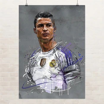 Постер Футболіст Кріштіану Роналду, Cristiano Ronaldo, футболіст, A3 42×30 см (id6255)