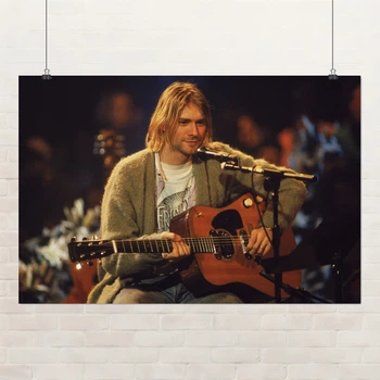 Постер Нірвана, Курт Кобейн, Nirvana, декор в кімнату меломана, A3 28×42 см (id0187)
